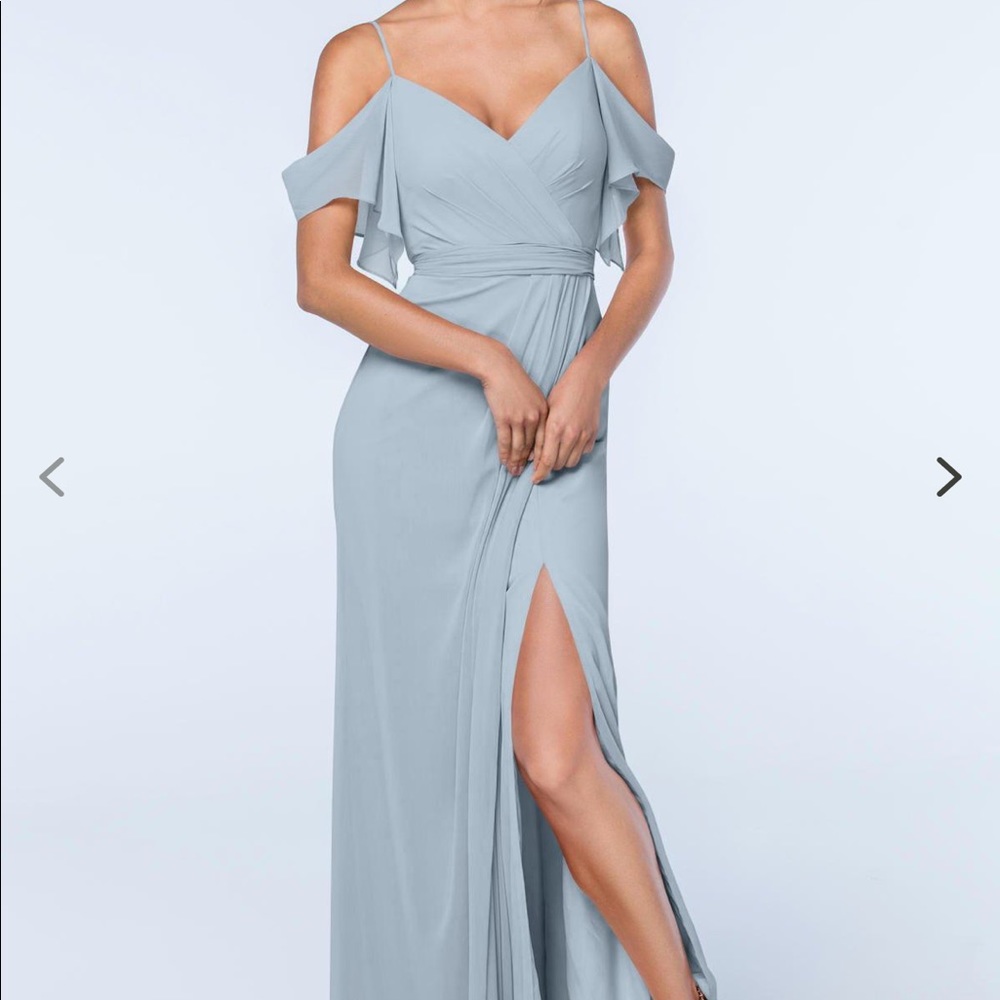Watters Designs Aldridge Dress in French Blue Size 6